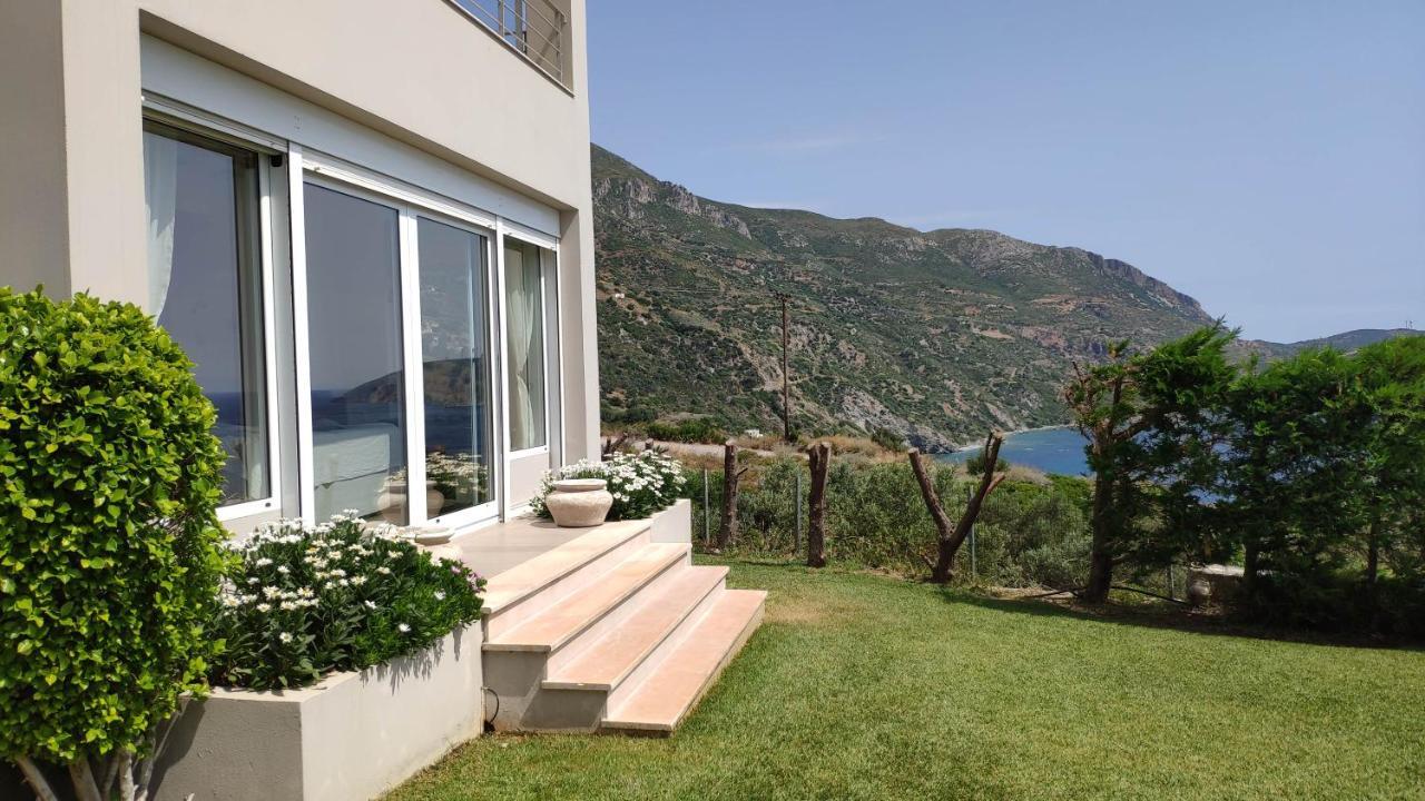 Villa With Aegean Views Akhladheri Exterior photo